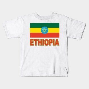 The Pride of Ethiopia - Ethiopian Flag Design Kids T-Shirt